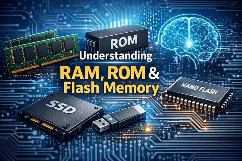 RAM & ROM & Flash Memory Blog Banner Picture