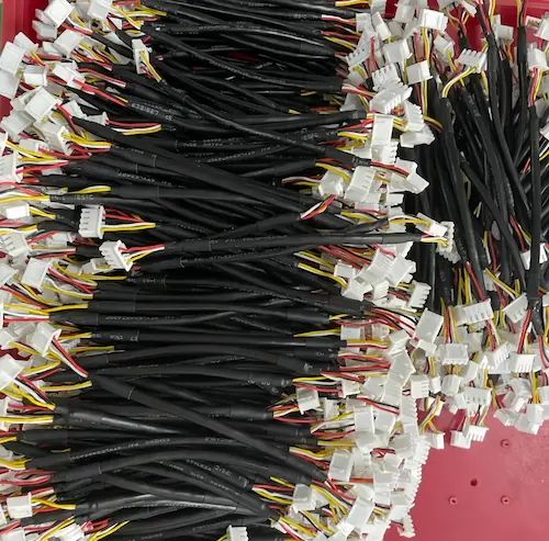 Automotive wire harness with multiple branches