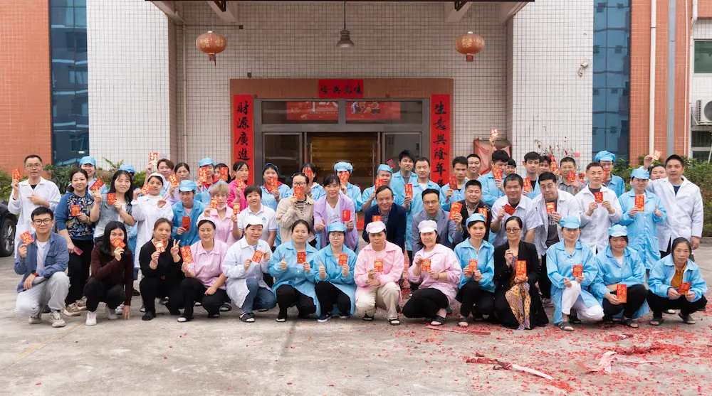 ACE Electronics Factory Group Photo