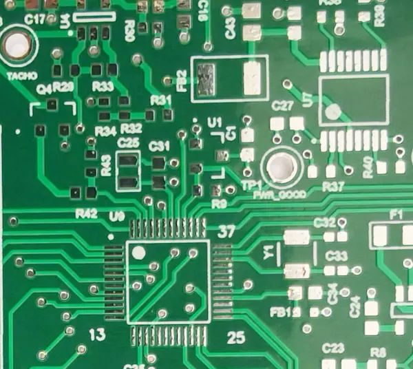 A photo of HASL Lead Free PCB produced by ACE Electronics