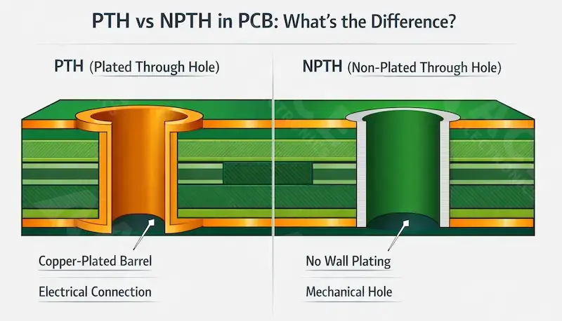 Banner picture of PTH & NPTH in PCB - made by ACE Electronics