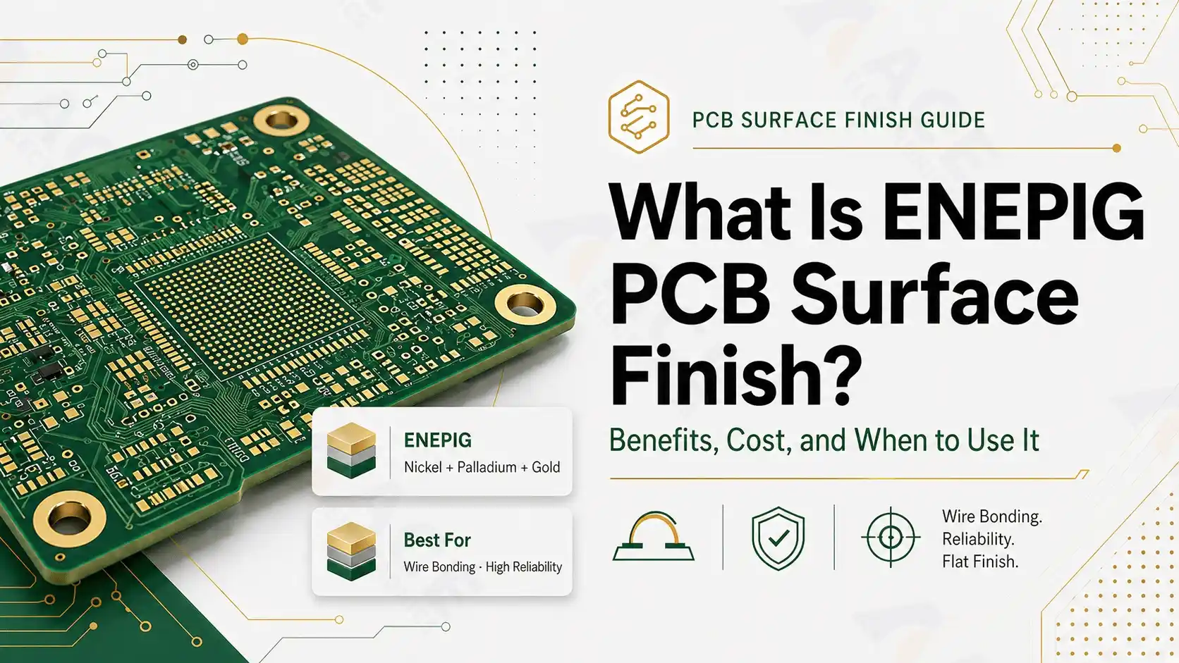 What Is ENEPIG PCB Surface Finish? Benefits, Cost, and When to Use It
