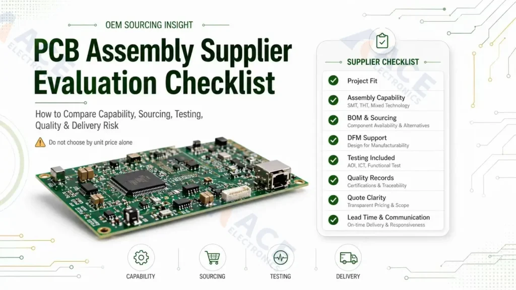 How to Choose a PCB Assembly Supplier: Buyer Checklist