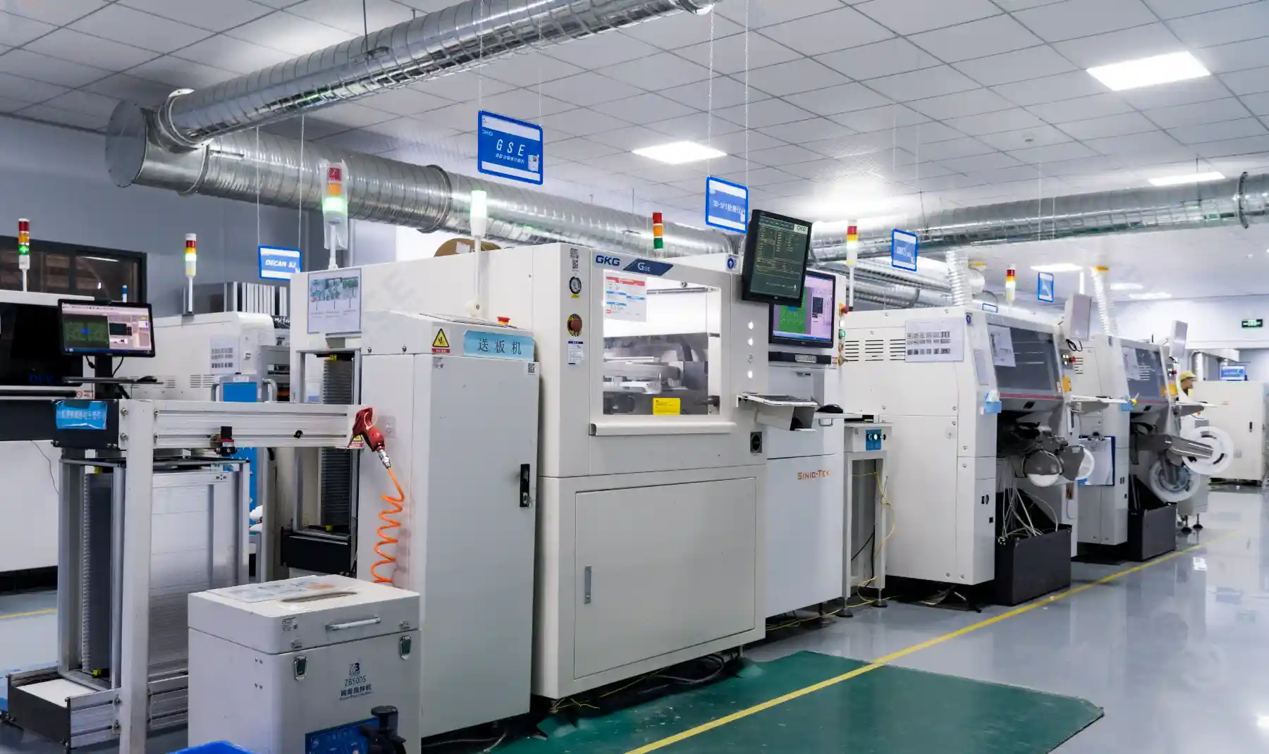 SMT line at ACE Electronics