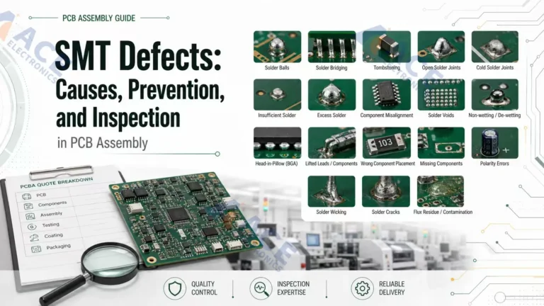 SMT Defects: Causes, Prevention, and Inspection in PCB Assembly