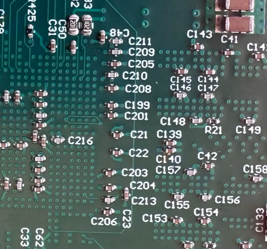 PCB silkscreen or legend printing process