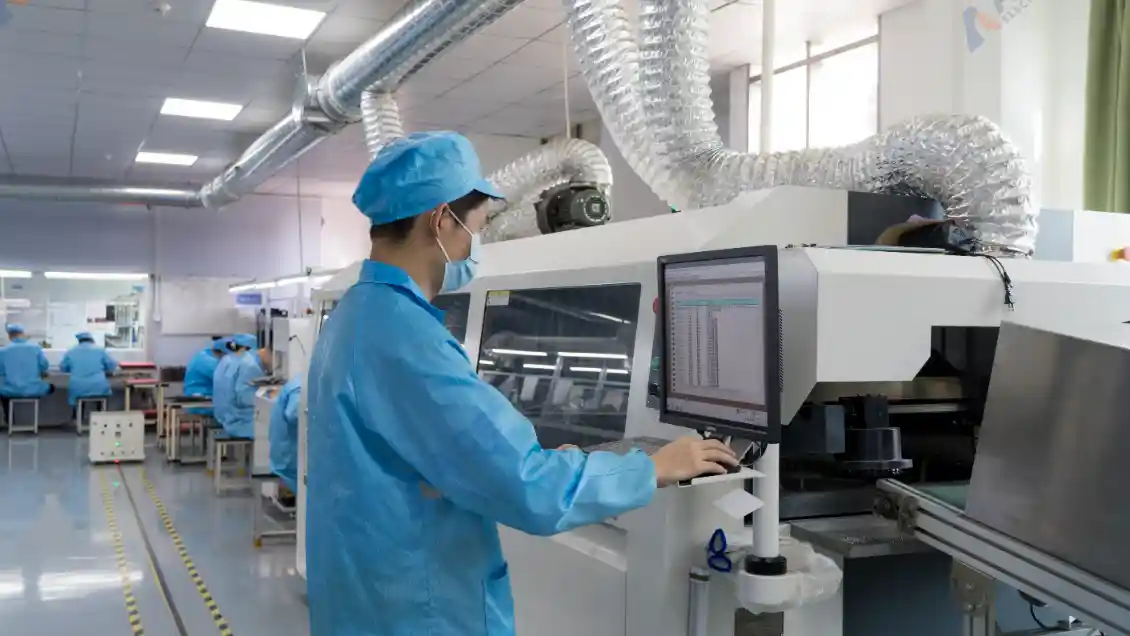 Wave soldering at ACE Electronics