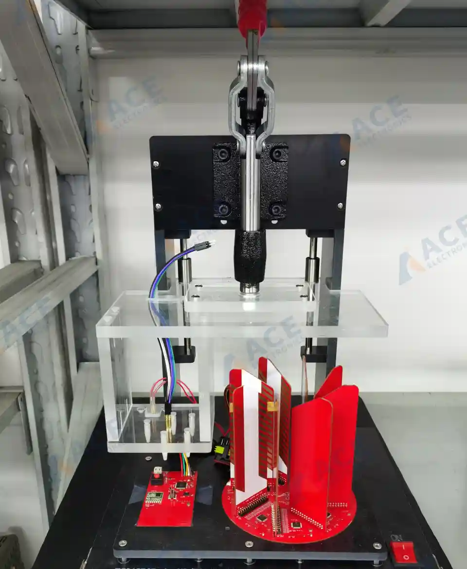 Custom functional test fixture for agricultural sensor PCBA validation
