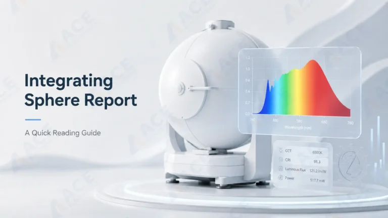 How to Read an LED Integrating Sphere Test Report